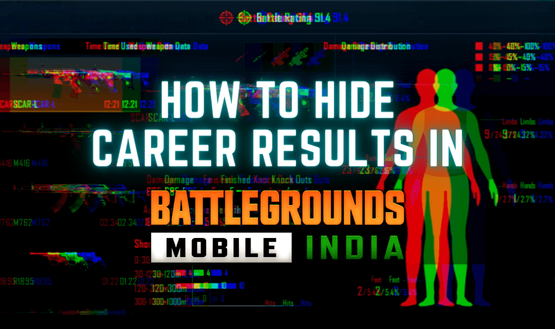 How to Hide Career Results in BGMI