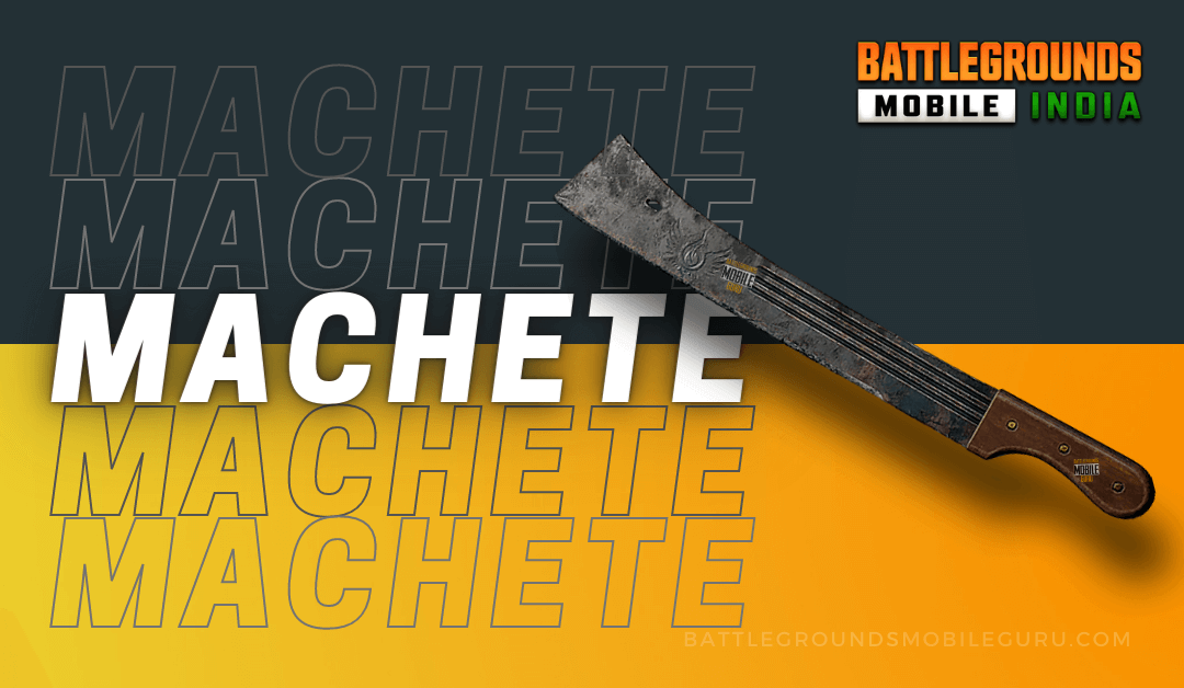 BGMI Machete Weapon