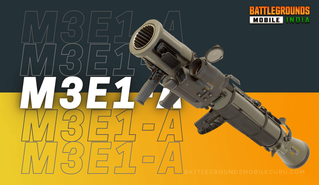 BGMI M3E1-A Weapon