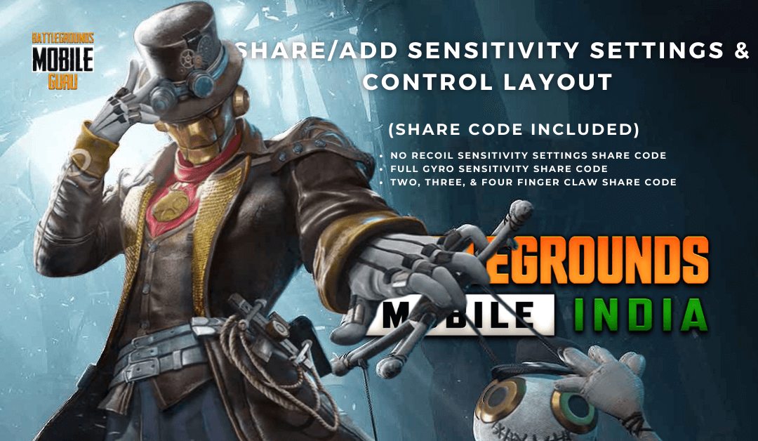 How to Share Sensitivity & Control Layout in BGMI